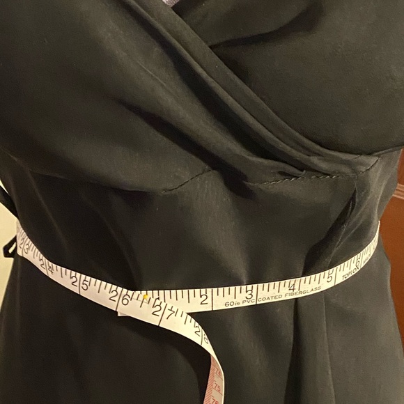 ❤️Chelsea 28 Black floor length spaghetti strap Prom Dress❤️ - Picture 7 of 9